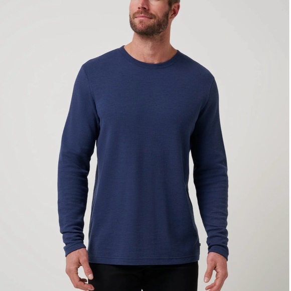 Travis Mathew Other - Travis Mathew Cloud Waffle Crew - mood indigo/blue - size XXL